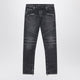 Balmain Grey Washed Slim Biker Jeans