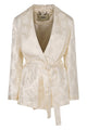 Fendi White Silk Blazer
