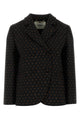 Fendi Printed Stretch Wool Blend Blazer