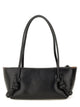 Hereu Black Leather Shoulder Bag