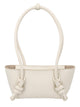 Hereu White Leather Shoulder Bag