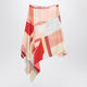 Fendi Pink Silk Skirt With Patchwork Print