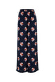 Fendi Printed Silk Wide-Leg Pant