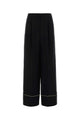 Fendi Black Wool Blend Pyjamas Pant