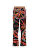 Dolce & Gabbana Carretto Print Silk Trousers