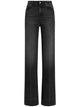 Dolce & Gabbana Black Cotton Wide Leg Trousers