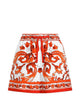 Dolce & Gabbana Majolica-Print Bermuda Poplin Shorts