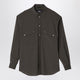 Fendi Dark Green Wool Blouson