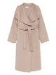 Soft Goat Wool Belted Coat