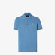 Fendi Blue Cotton Polo Slim