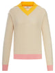 Fendi Light Beige Cotton And Silk Jumper