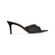 Gianvito Rossi Black Elle 70 Suede Leather Mules
