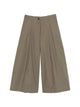 Nine In The Morning Fiammeta Olive Cotton Trousers