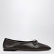 Dear Frances Espresso Leather Gala Ballet Flats