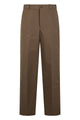 Prada Brown Canvas Pant