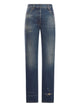 Prada Blue Cotton Pants