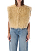 Isabel Marant Florana Mongolian Faux Gilet