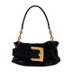 Balmain Anthem Mini Shoulder Bag - - Leather - Black