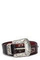 Golden Goose Leather Belt With Metal Buckle