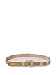 Golden Goose "Lace" S Washed Nabuk Body With Leather Threadings Belt