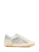 Golden Goose "Super Star" Suede And Glitter Upper Suede Star Glitter Heel