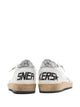 Golden Goose "Ballstar" Nappa Upper And Spur Glitter Star And Heel Sneakers