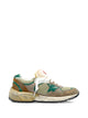 Golden Goose "Running Dad" New Nylon And Leather Upper Suede Toe And Spur Leather Star And Heel