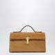 Savette Light Brown Suede Symmetry Pouch