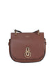 Mulberry Brown Calfskin Leather Crossbody Bag