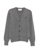 Ami Paris Black Wool Cardigan