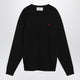 Ami Paris Black Ami De Coeur Sweater