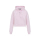 Jacquemus Pink Hoodie Black Logo Patch