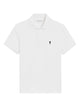 Ami Paris White Ami De Coeur Polo Shirt