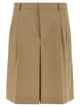 Ami Paris Fresh Wool Bermuda Shorts