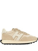 Hogan Beige Leather Flat Shoes