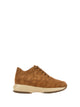 Hogan Hogan Interactive Sneakers In Suede, Beige Color, Crocodile Print, Padded H On The Side, Removable 1.2 Cm Insole, Rubber Sole.