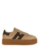 Hogan Cool - Nubuck And Leather Platform Trainers