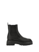 Hogan Black Leather Footwear
