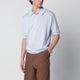 John Smedley Isis Light Blue Cotton Polo Shirt