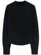Jil Sander Black Cotton Sweater