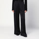 Jil Sander Black Satin Palazzo Pants