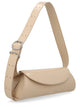 Jil Sander Beige Leather Shoulder Bag