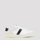 Tom Ford White Cream Stripe Panelled Lace Shoes