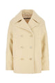 Jil Sander Cream Wool Coat