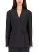 Lemaire Grey Wool Blend Jacket
