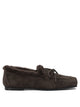 Aeyde Moka Suede Shearling Loafers