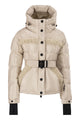 Moncler Grenoble Padded Ski Jacket Mondim With Hood And Shearling Detail