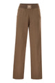 Elisabetta Franchi Knitted Trousers With Shiny Viscose Stripes
