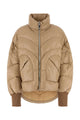 Khrisjoy Beige Nylon Down Jacket