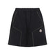 Moncler Black Cotton Bermuda